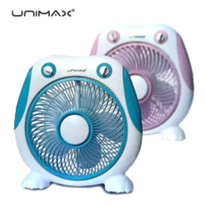 유니맥스 10형 캐릭터 박스팬 선풍기 UMF-B754 탁상용 데스크팬 책상 사무실 사각 선풍기, 랜덤, 상세페이지 참조