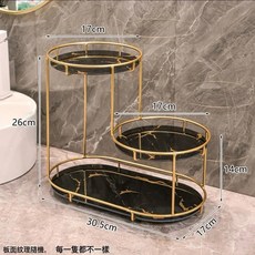 DFMEI 整理架衛生間洗手檯多層收納架梳妝檯桌面化妝品置物架, 三層置物架(黑板款):如圖, 1個