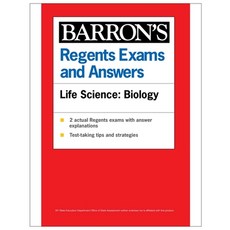 (영문도서)Regents Exams and Answers: Life Science: Biology 1st Edition Paperback, Barrons Educational Services, English, 9781506296142