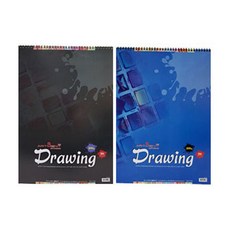 세빛아트 아르망 드로잉북 200g, 5절 440x320mm(상철/블랙/블루 랜덤발송)