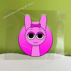 스프렁키스 전사 스티커 만화 비닐 크리스탈 라벨 양각 데칼 자가 접착 방수 컵 병 선물용, 1개, 11. JZHZ13