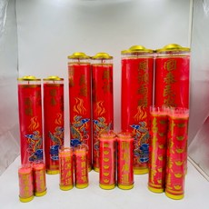 箱go區 酥油斗燭 安全斗燭 拜拜 點燈 紅色 古德, 1個, 3斤酥油斗燭(10對入)