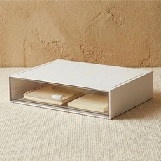 푸른숲살림 책상 수납 정리 미니 서랍, 1개, 1구, 화이트