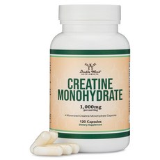 Double Wood 一水肌酸 1 000mg 膠囊, 1個, 120錠