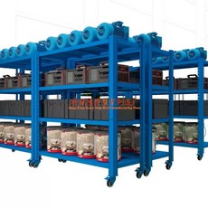 이동식 정리대 적재대 정리 4단 산업용 창고 80x40x50 블루 바퀴, 1개, I. 바퀴가 달린 파란색