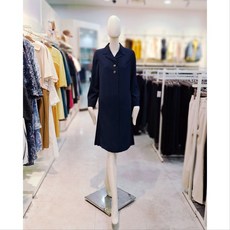 앞오픈 카라원피스 4OCMOA3131 660018, 라이트블루 90