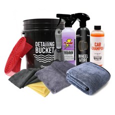 드라이뷰 세차용품 입문용 13종 세트 자동차 디테일링 손세차, 워시미트, 레드, 1개