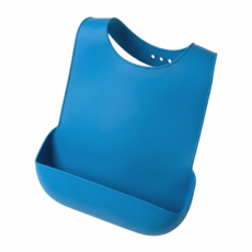 소요상점 성인용 실리콘 턱받이, 블루(대형, 남성용), 1개