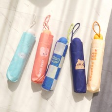 젤리크루 경량 우산 귀여운 장마템 비올때가벼운우산 어린이케릭터우산 어린이선물 가방