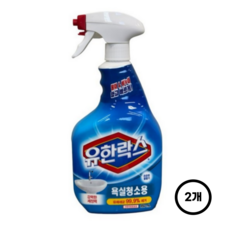 유한락스 욕실청소용 세정제, 850ml, 2개