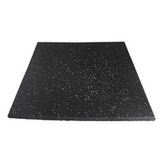 헬스장바닥매트 고무블럭 에버롤 EPDM 15T 충격완화 바닥재 검정, 15T 50cm x 50cm 검흰