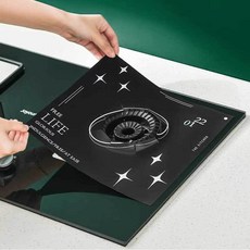 廚房瓦斯爐防油墊，耐高溫易清潔，有效阻隔油污，保持廚房清潔，適用各種尺寸瓦斯爐, 1個