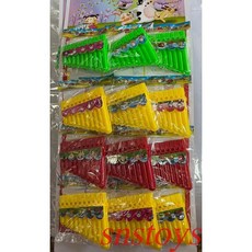 SNS 古早味 懷舊童玩 塑膠排笛 小口琴 口哨, 1個