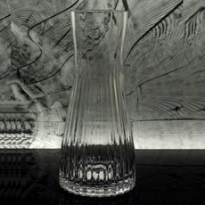 인테리어 유리 화병 스트라이프 물병(대) 7x26cm 글라스