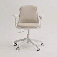 피치트렌디 노바 실리콘 체어 사무용 사무실 회의용 높이조절 학생 책상 의자 팔걸이 (팔걸이 부착), 추가안함(+0원), 베이지