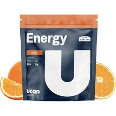 탄수화물 벌크업 헬스용 영양제 UCAN 에너지 파우더 열대 오렌지 맛 케토 무설탕 운동 전후용 남녀 모두용 비GMO 비건 글루텐 프리 러너 헬스장 이용자 고성능 운동선수에게 적, Tropical Orange, 1개, 90g