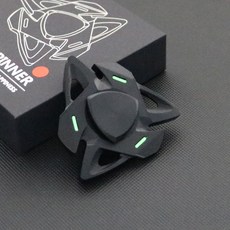 피젯스피너 오래도는 피젯스피너 스트레스 해소 집중력, CKFZ 샤크 - 루미너스 버전 - 블랙, 1개