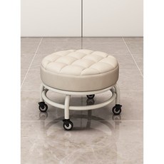 可開發票 滑輪矮凳 帶萬向輪小凳子家用美縫 換鞋擦地可移動 板凳, 1個, 深藍色, 深藍色