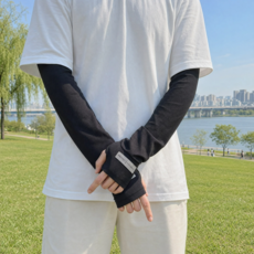 로즈핏 아이스 손등 쿨토시, 1개, 블랙