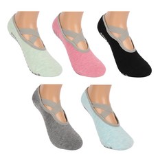 DDO_ONNA 瑜珈防滑襪子 5雙組