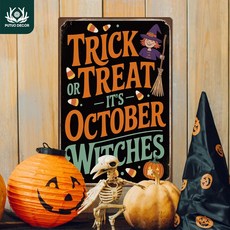 트릭 오어 트리트 네온 사인 할로윈 LED 조명 홈 파티 침실 바 클럽 상점 벽 장식 표지판 USB 램프, 트릭 오어 트릿 네온 사인 USB LED 조명 할로윈, 1개