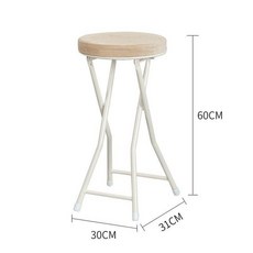 접이식 바체어 발코니 폴딩 스툴 홈바 카페용 높은, 1개, 높이 확장 카키 (등받이 없음)