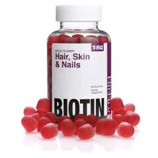 T.Rq 成人用生物素維他命C&E軟糖, 60顆, 1罐