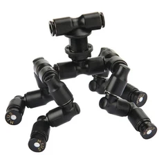 자동급수장치 MIUS 스마트 파충류 안개 스프링클러 360도 회전 스프레이 노즐 정원 온실 냉각 시스템, 02 Four head, 1개