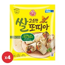 오뚜기 고소한 쌀 또띠아 240g 4개