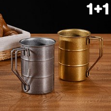 맥주잔 미니 언더락잔 강화유리컵 내열유리컵 빈티지 감성 캠핑용 창의적 디자인 고블렛잔, 1개