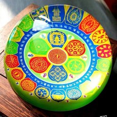 【沁月珠華】文殊菩薩楞嚴咒擺件 中國風水晶鎮紙 書法創意鎮尺壓尺 文房四寶鎮紙擺件, 金剛藏大圓滿, 1個