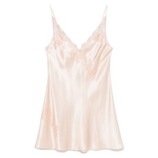 카린길슨 칼레코드리 레이스 실크 트리밍 나이트 드레스