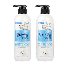 포켄스 말티즈 전용 샴푸 린스, 2개, 2개입, 550ml