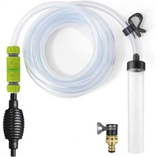 25피트 수족관 진공 자갈 청소기 어항 사이펀 물 교환기, 25ft, 1개