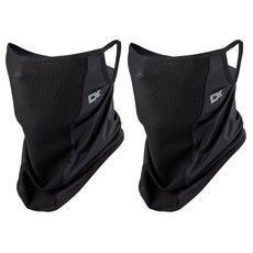 2 個 zex 華夫格網狀運動面罩, 黑色 黑色