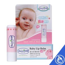 德國 Baan 貝恩 嬰兒修護唇膏 草莓味 5g, 1個