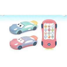 판다디자인몰 자동차핸드폰 여아장난감핸드폰 전화기장난감 노래장난감 아기전화기 아기핸드폰장난감, 파스텔핑크