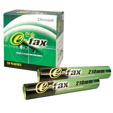 [한솔] 팩스용지 216mmx15M, 단품