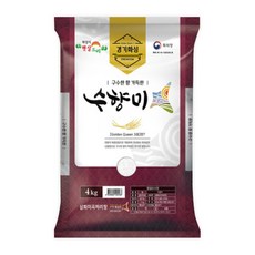 수향미 2025년 햅쌀 골든퀸 3호 백미, 상, 4kg, 1개