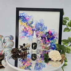 金羽毛 FLUID ART 星空夜光流體顏料 極光發光炫亮手作夜光漆, 星空夜光青,50ml, 1個, 無