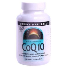 SOURCE NATURALS 輔酶Q10蜂膠 100mg, 1入, 120顆