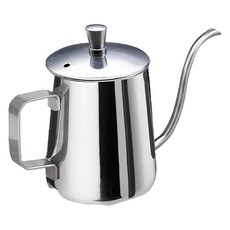 不鏽鋼細口長嘴手沖壺, 1個, 手沖壺, 600ml