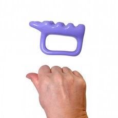 바디괄사 다리 종아리 마사지 프리미엄 언니연구소 매끈이 괄사, 보라, 1개