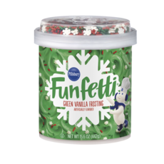 필스버리 펀페티 홀리데이 그린 바닐라 프로스팅, 1개, 442g