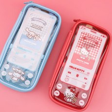 산리오 캐릭터즈 포카 플레이어 필통, 1개, 헬로키티