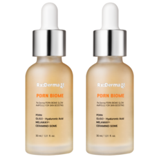 알엑스더마 고함량 PDRN 히알루론산 앰플 스킨부스터 모공 탄력 물광 세럼, 2개, 30ml
