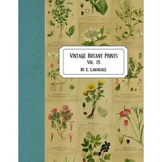 (영문도서) Vintage Botany Prints: Vol. 15 Paperback, Createspace Independent Pub..., English, 9781724833426