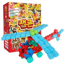 잼콘 4000 라지박스 플레이콘 사각블록, 단품, 1개