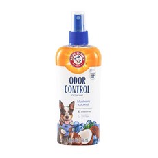 Arm & Hammer for Pets Odor Control Spray Dogs Blueberry Coconut Eliminating Dog Spray Deodorize, 8 Fl Oz (Pack of 1), Odor Control Spray - Blueberry