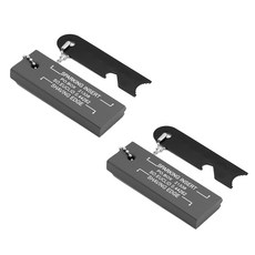 캠핑 마그네슘 파이어 스틱 부싯돌, 2개, 그레이